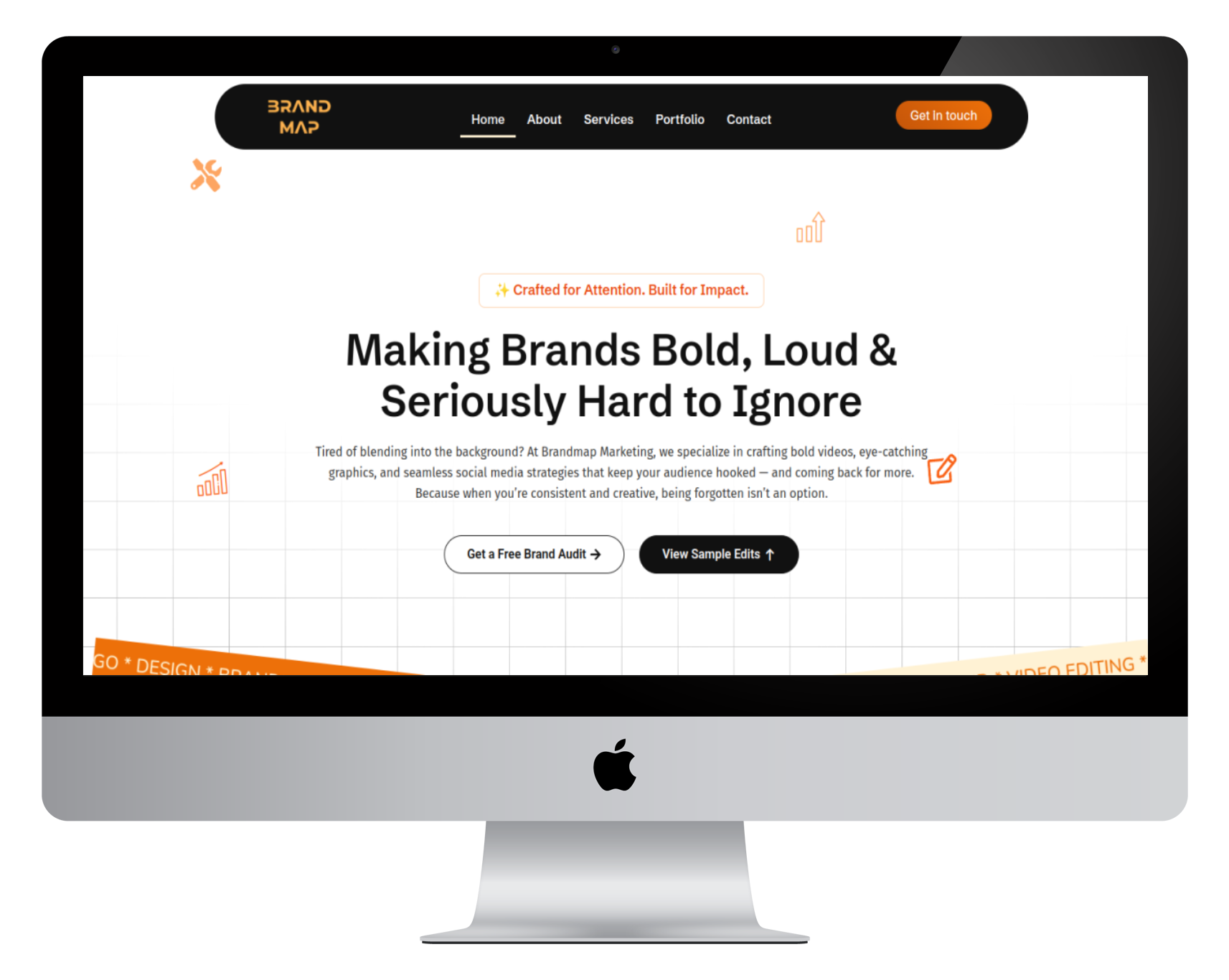 Brand Map Marketing Website Screenshot